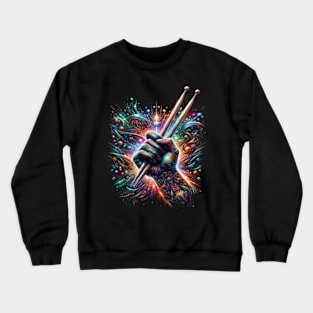 Drumsticks Drummer - Drumset Drums Gift Crewneck Sweatshirt